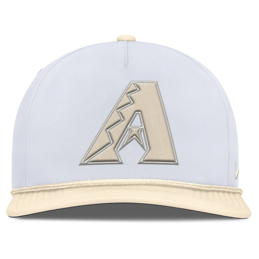 Arizona Diamondbacks Pro Performance Snapback Hat White/Cream