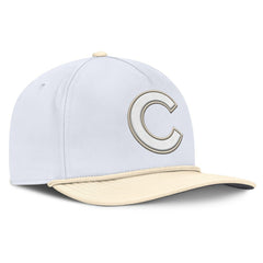 Chicago Cubs Pro Performance Snapback Hat White/Cream