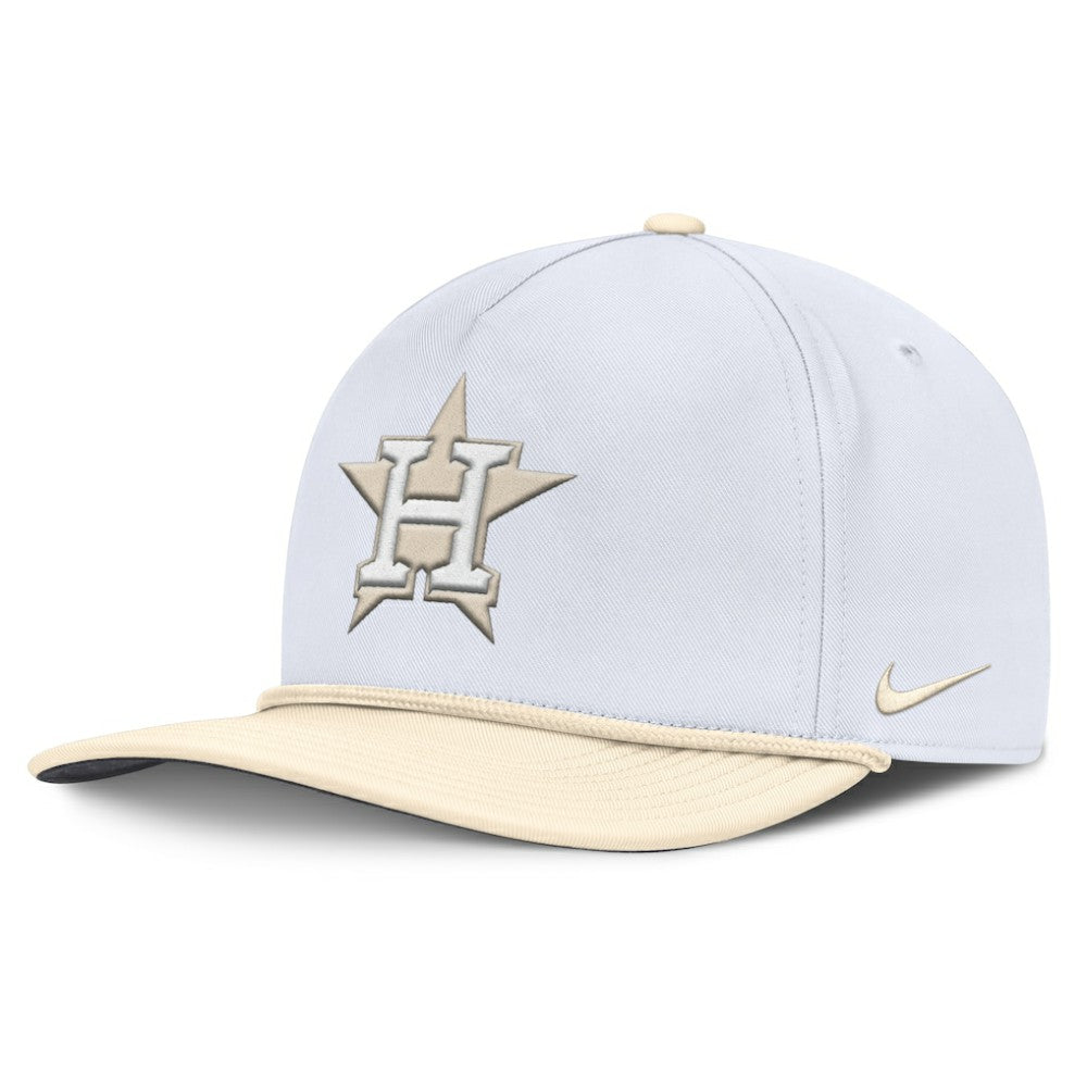 Houston Astros Pro Performance Snapback Hat White/Cream