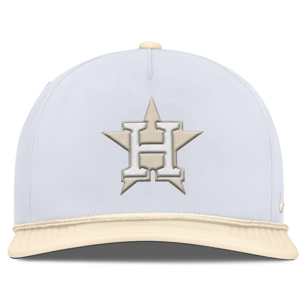 Houston Astros Pro Performance Snapback Hat White/Cream