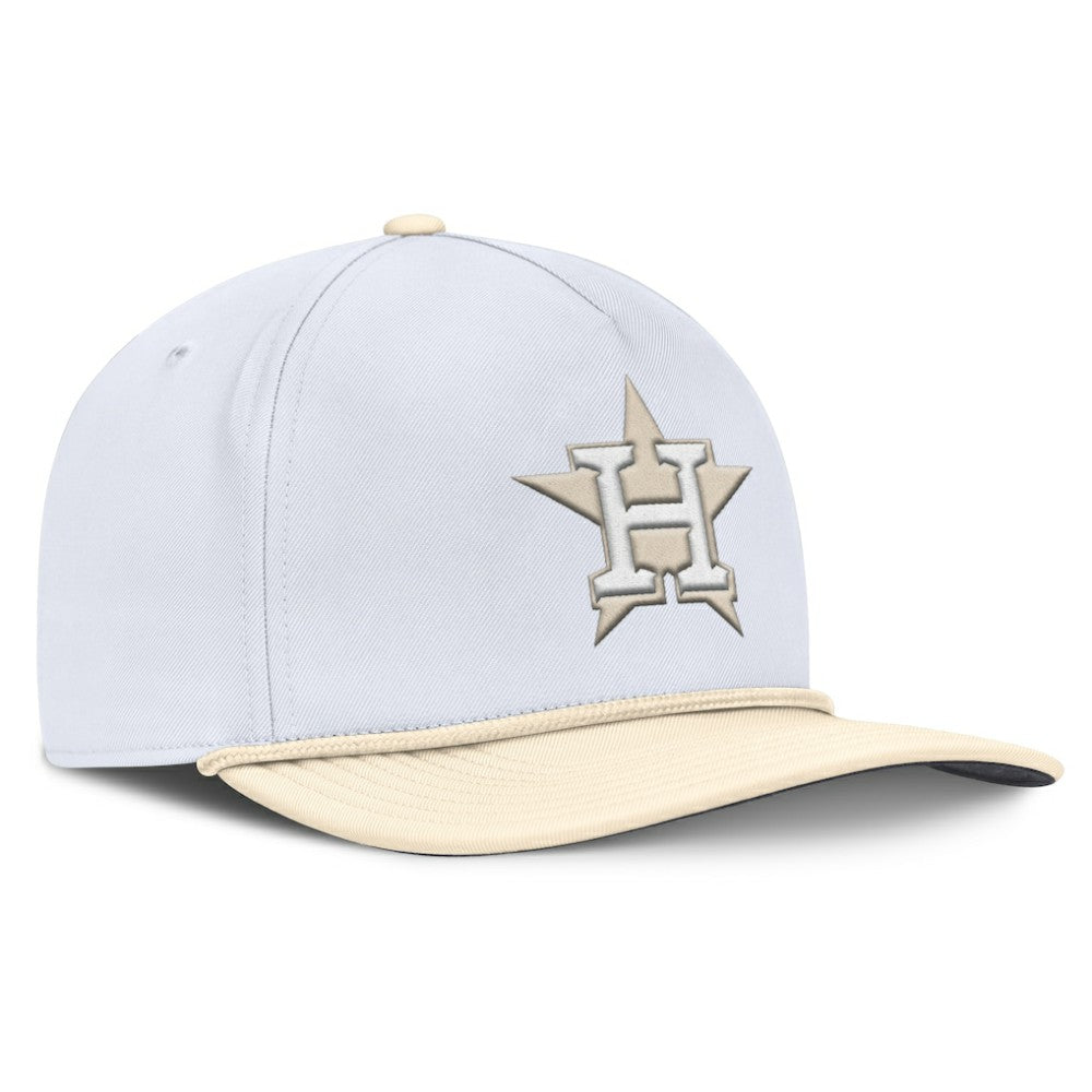 Houston Astros Pro Performance Snapback Hat White/Cream