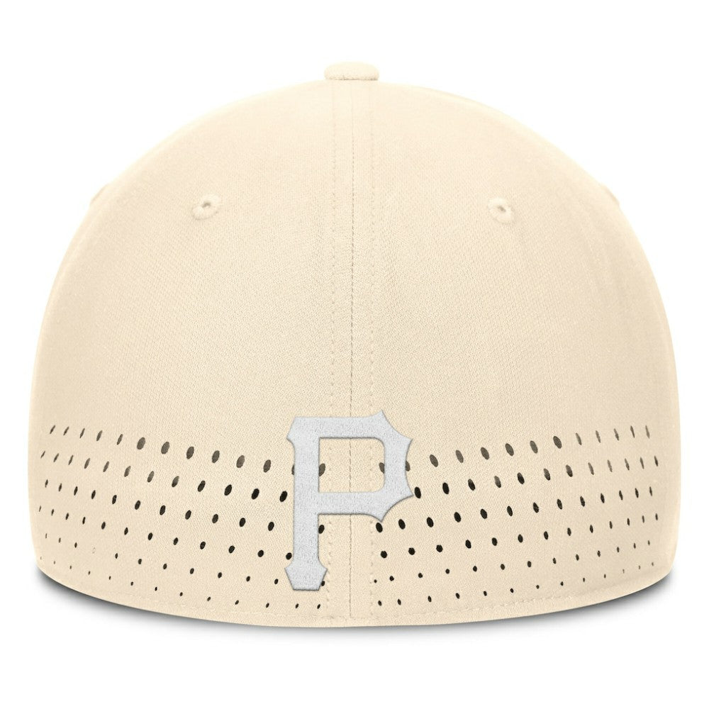 Pittsburgh Pirates Rise Performance Flex Hat Cream