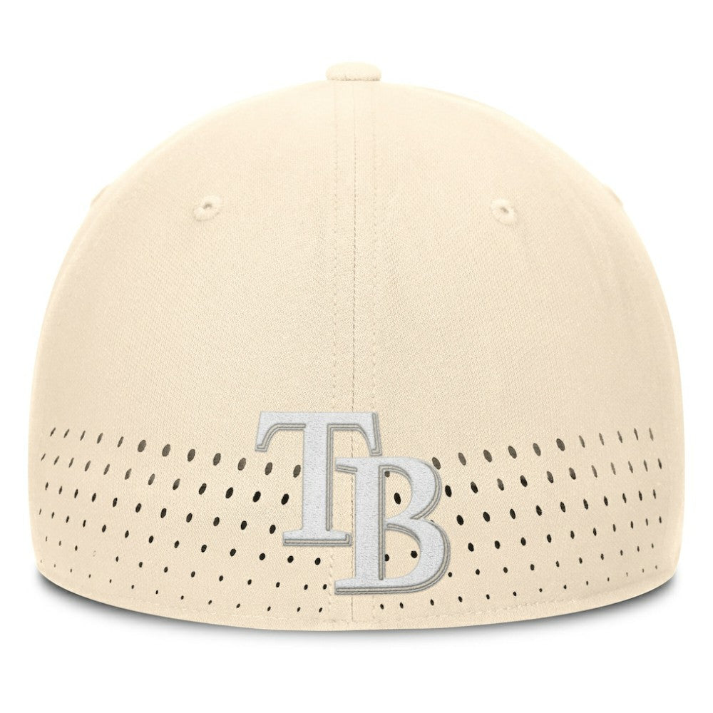 Tampa Bay Rays Rise Performance Flex Hat Cream