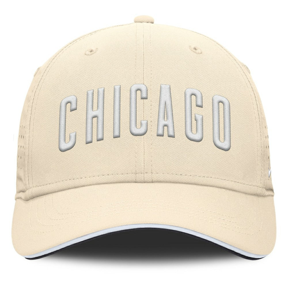 Chicago Cubs Rise Performance Flex Hat Cream