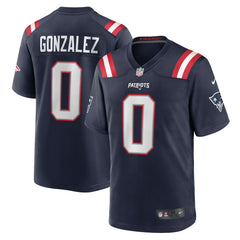 Christian Gonzalez New England Patriots Team Game Jersey - Navy cheap