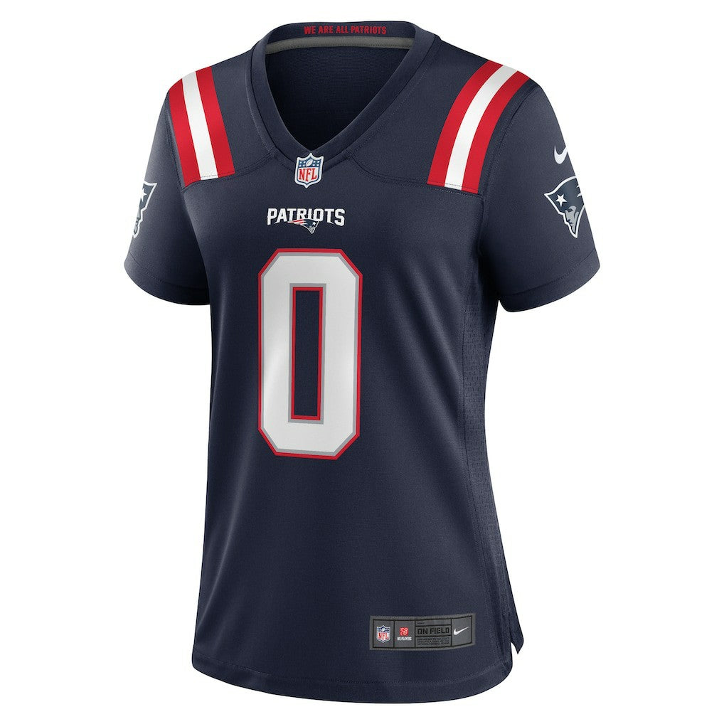 Christian Gonzalez New England Patriots Women's Team Game Jersey - Navy sale
