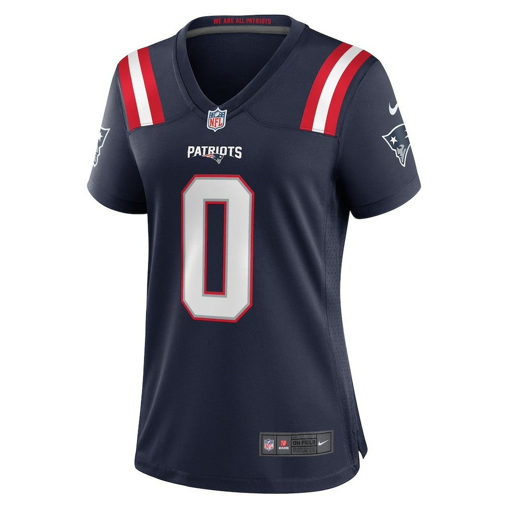 Christian Gonzalez New England Patriots Women's Team Game Jersey - Navy sale