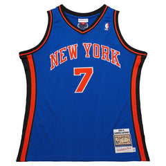 Carmelo Anthony New York Knicks 2010/11 Hardwood Classics Authentic Jersey - Blue discount