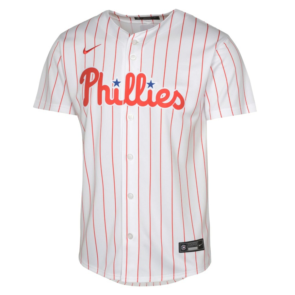 Philadelphia Phillies Youth Home Game Jersey White