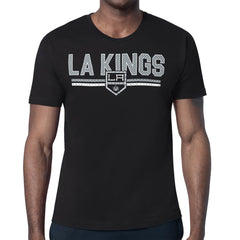 Los Angeles Kings Starter Mesh Look Team Name T-Shirt - Black T-shirts