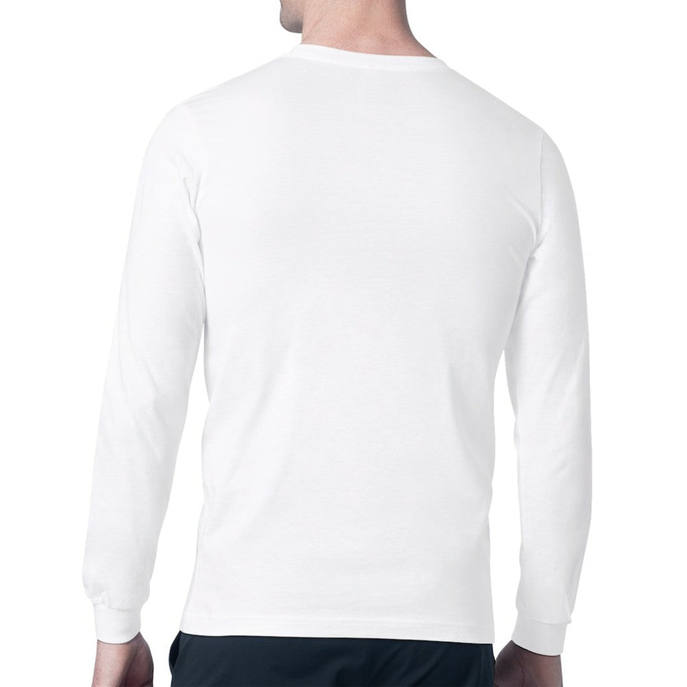 Nashville Predators Starter Mesh Look Team Name Long Sleeve T-Shirt - White T-shirts