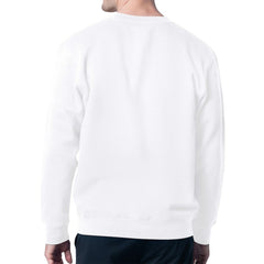 Philadelphia Flyers Starter Mesh Look Team Name Logo Pullover Sweatshirt - White Sweatshirts