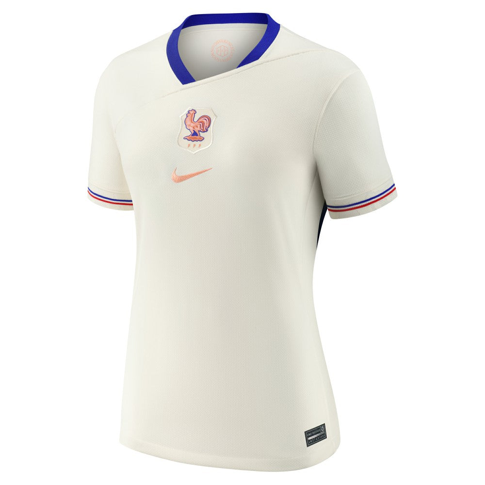 France Women's National Team Women's 2025/26 Away Replica Jersey - Cream discount