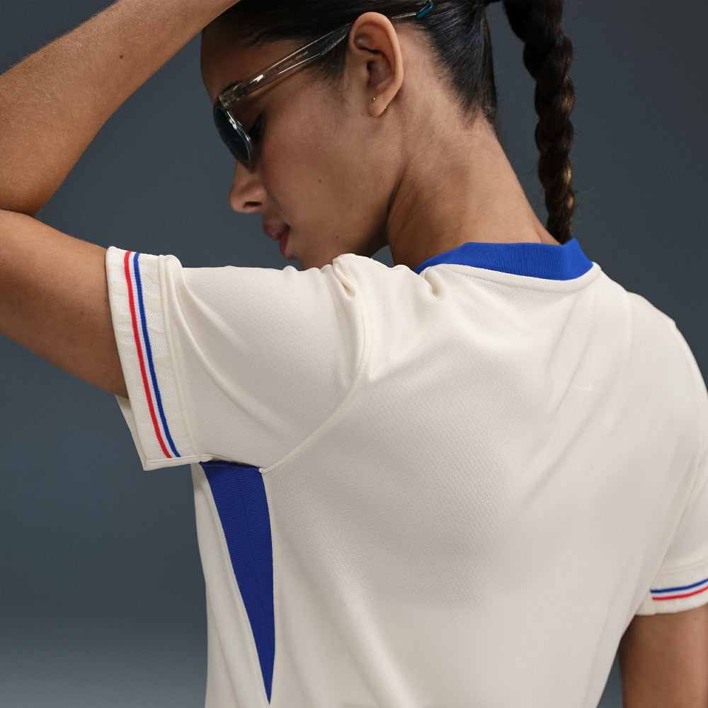 France Women's National Team Women's 2025/26 Away Replica Jersey - Cream discount