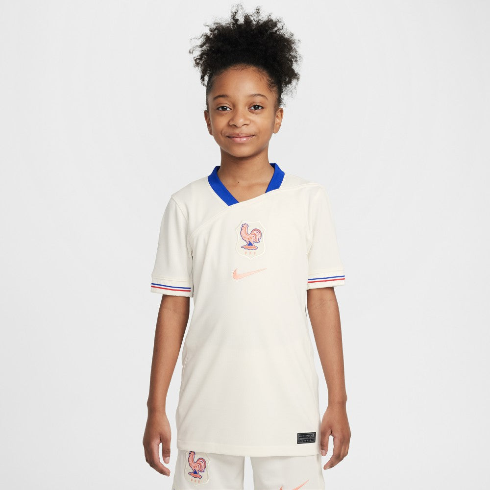 France Women's National Team Youth 2025/26 Away Replica Jersey - Cream on sale