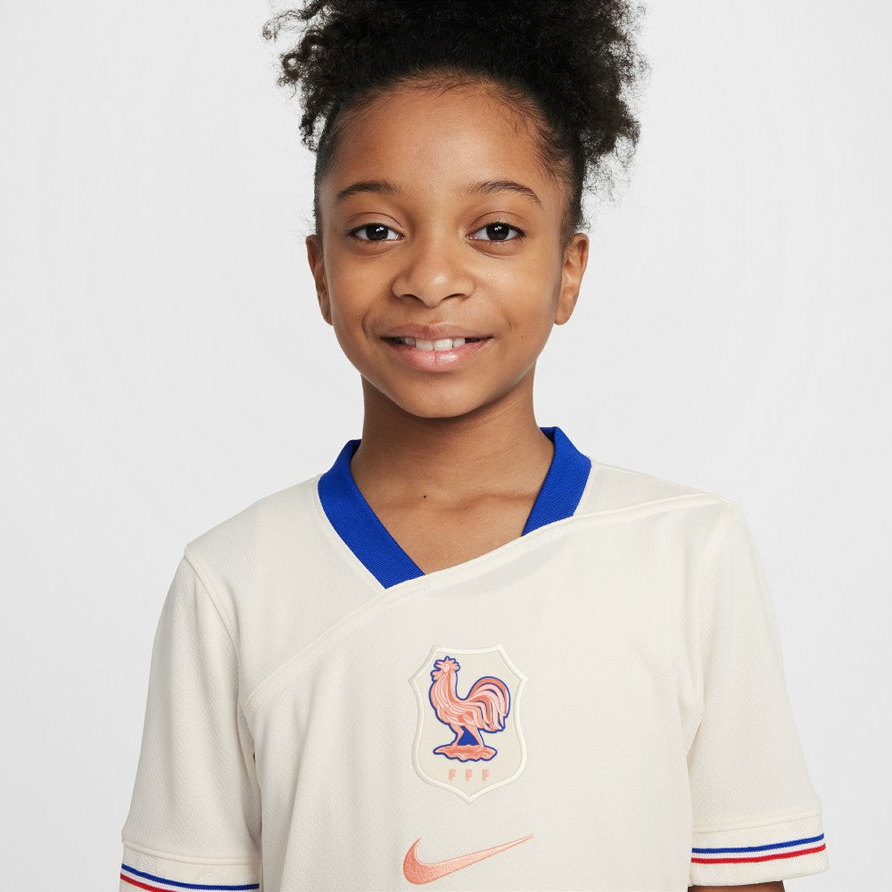 France Women's National Team Youth 2025/26 Away Replica Jersey - Cream on sale