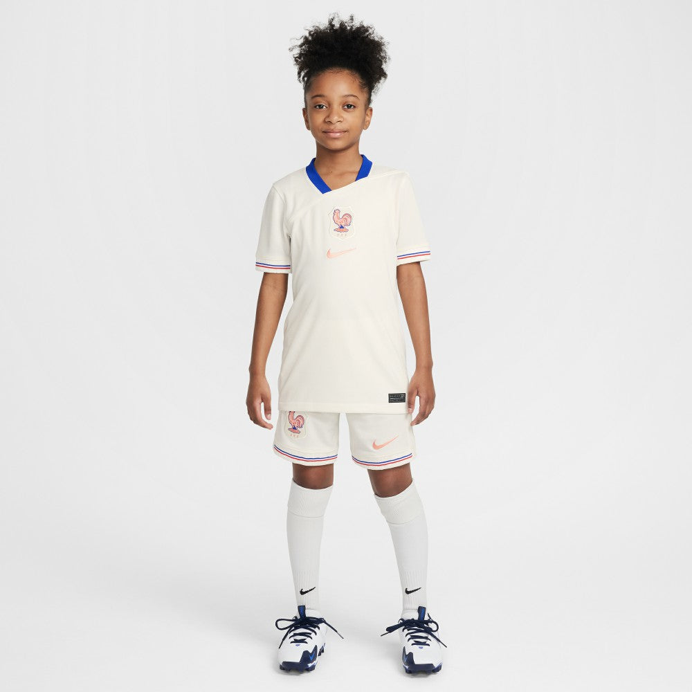 France Women's National Team Youth 2025/26 Away Replica Jersey - Cream on sale