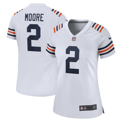 D.J. Moore Chicago Bears Women's Alternate Game Jersey - White outlet