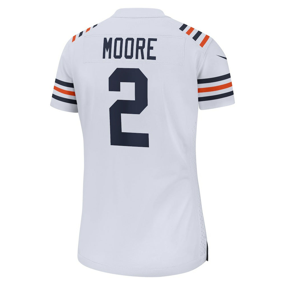 D.J. Moore Chicago Bears Women's Alternate Game Jersey - White outlet