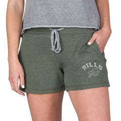 Buffalo Bills Concepts Sport Women's Mainstream French Terry Tri-Blend Shorts - Green outlet