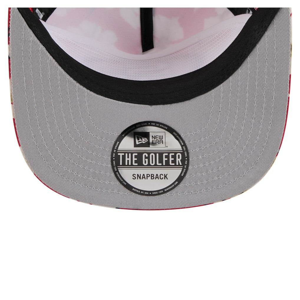 San Francisco 49ers New Era Adventure Pattern Golfer Snapback Hat - Scarlet discount