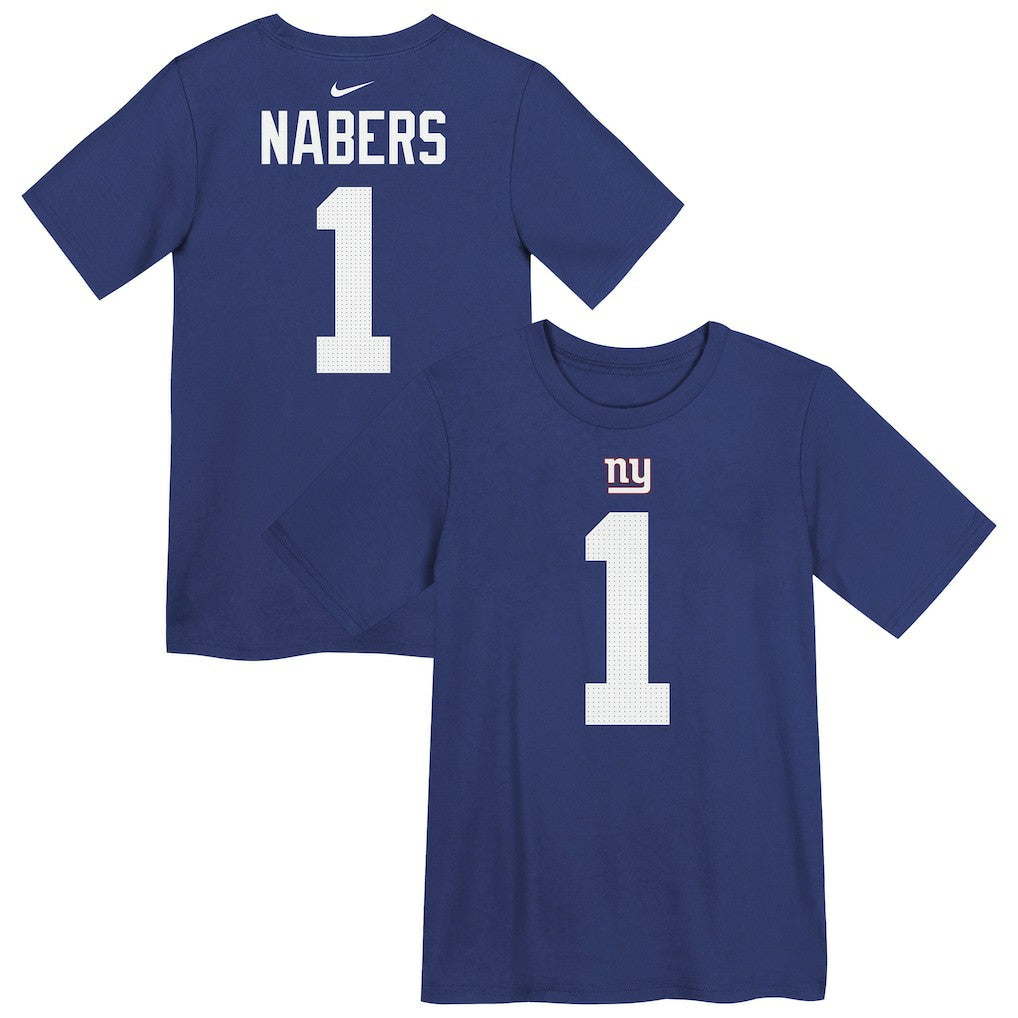 Malik Nabers New York Giants Preschool Name & Number T-Shirt - Royal online