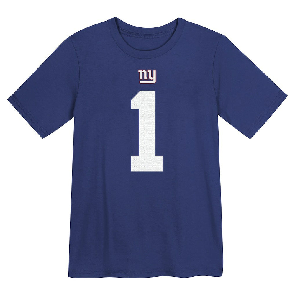 Malik Nabers New York Giants Preschool Name & Number T-Shirt - Royal online