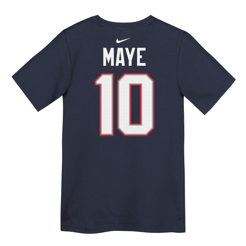 Drake Maye New England Patriots Preschool Player Name & Number T-Shirt - Navy for sale