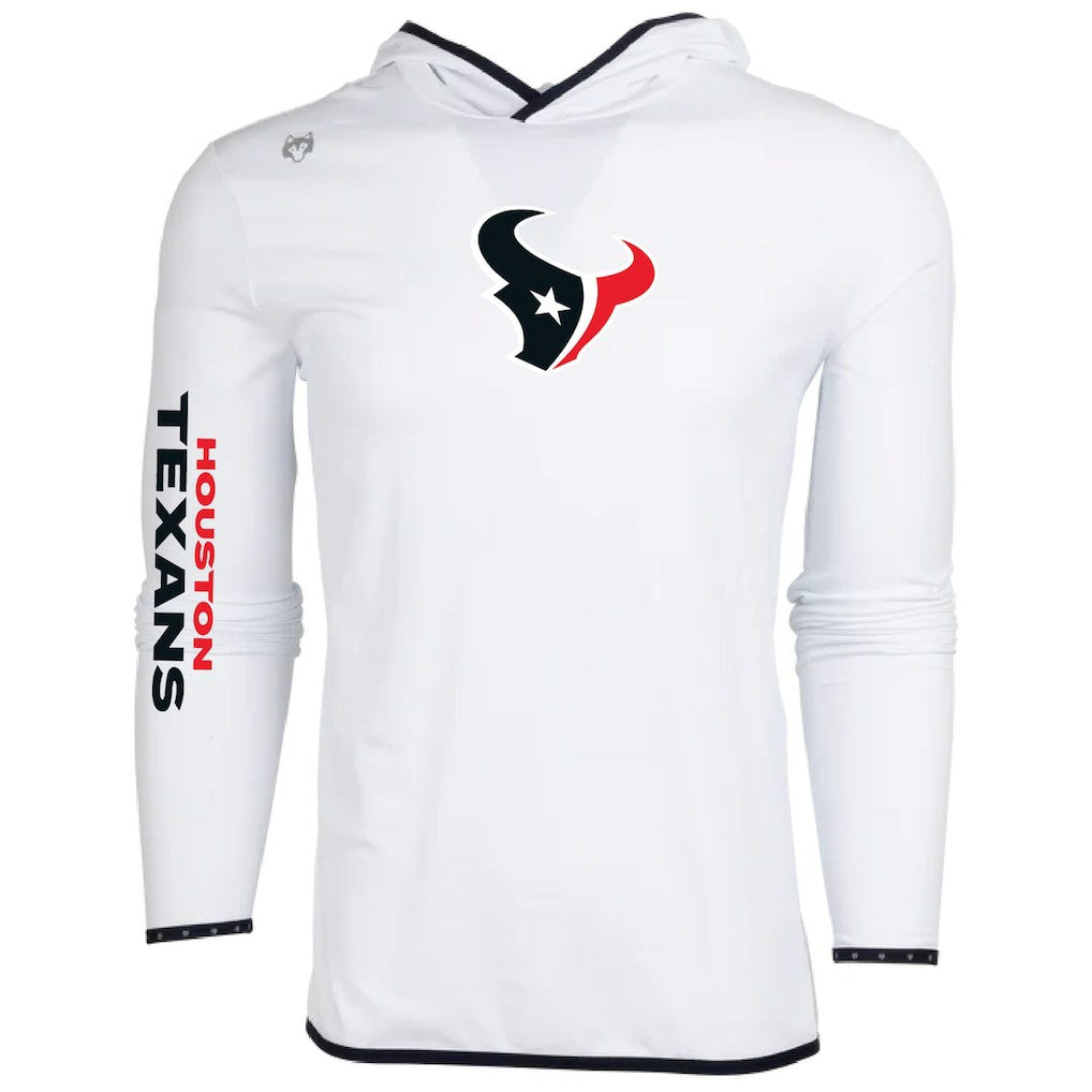 Houston Texans Greyson Clothiers Colorado Long Sleeve Hoodie T-Shirt - White outlet