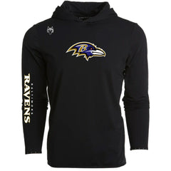 Baltimore Ravens Greyson Clothiers Colorado Long Sleeve Hoodie T-Shirt - Black cheap