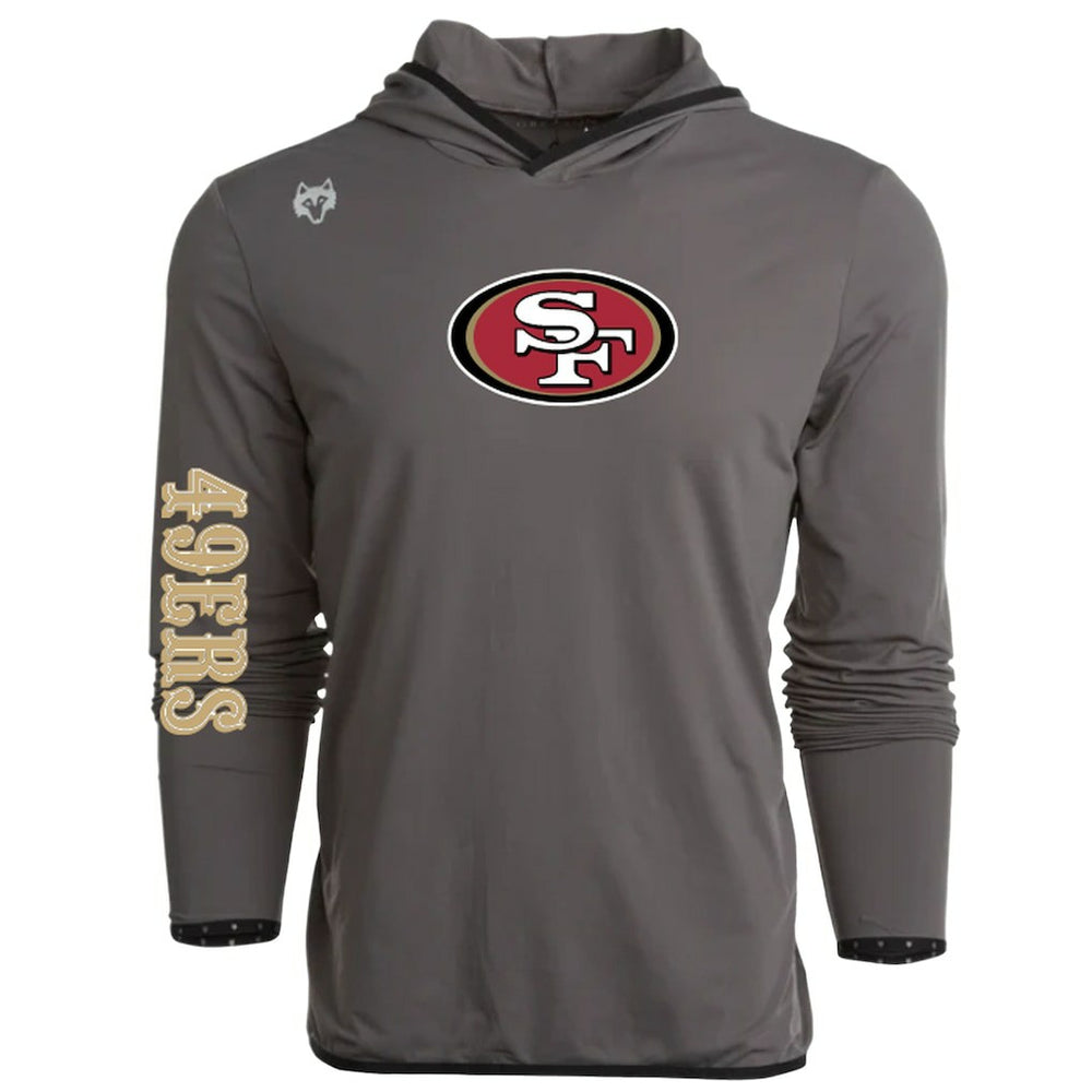 San Francisco 49ers Greyson Clothiers Colorado Long Sleeve Hoodie T-Shirt - Gray cheap