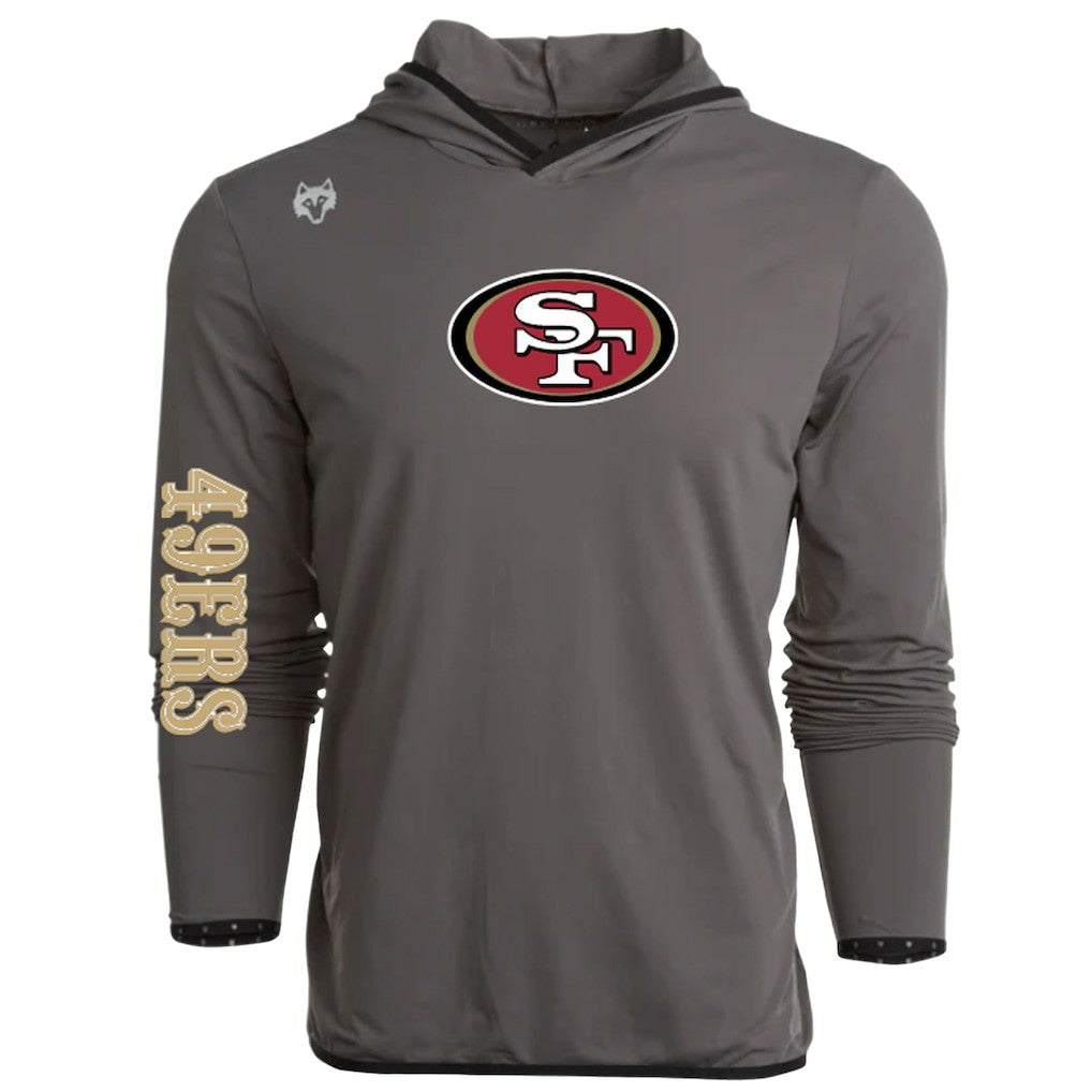 San Francisco 49ers Greyson Clothiers Colorado Long Sleeve Hoodie T-Shirt - Gray cheap