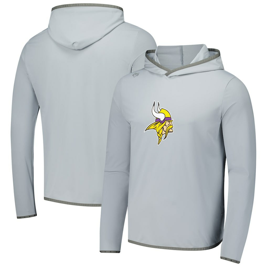 Minnesota Vikings Greyson Clothiers Colorado Long Sleeve Hoodie T-Shirt - Gray on sale