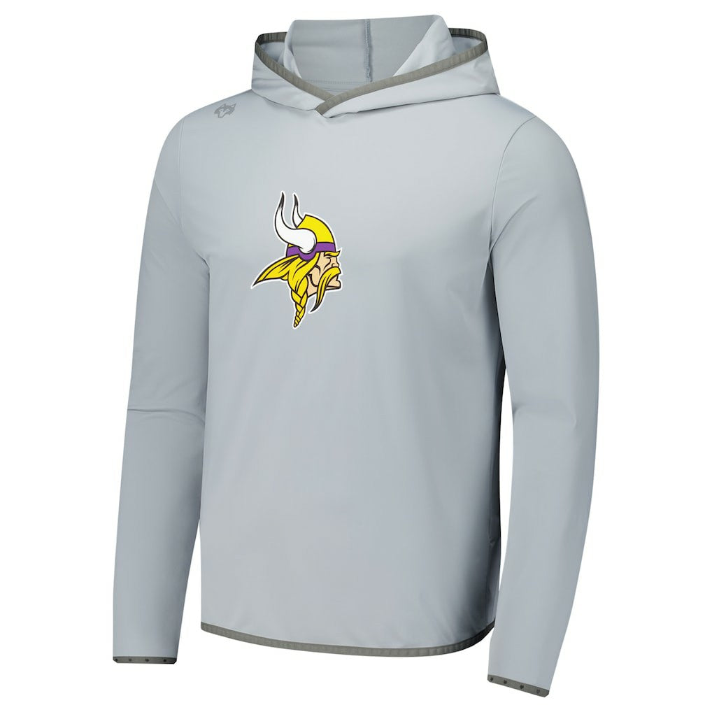 Minnesota Vikings Greyson Clothiers Colorado Long Sleeve Hoodie T-Shirt - Gray on sale