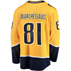 Jonathan Marchessault Nashville Predators Fanatics Breakaway Jersey - Gold Jerseys