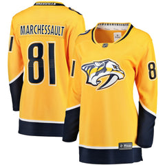 Jonathan Marchessault Nashville Predators Fanatics Women's Breakaway Jersey - Gold Jerseys