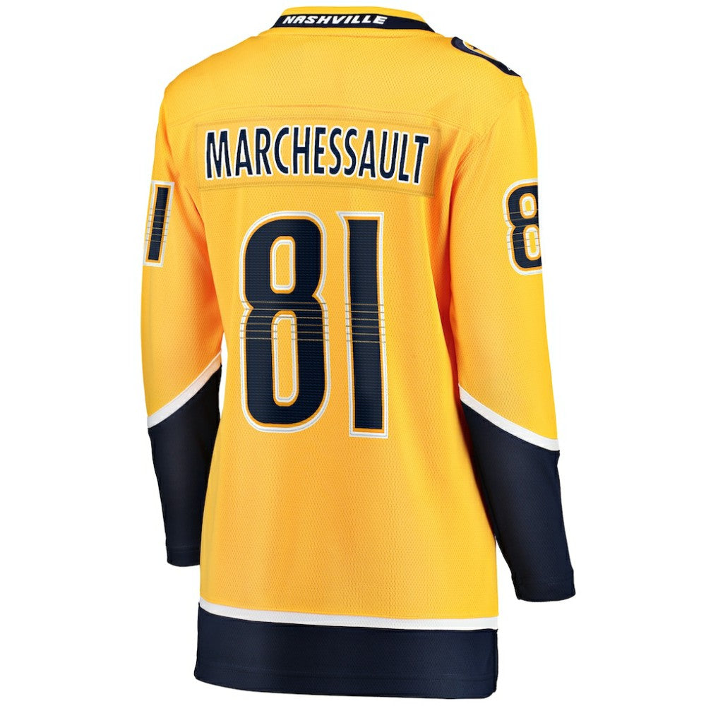Jonathan Marchessault Nashville Predators Fanatics Women's Breakaway Jersey - Gold Jerseys