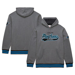 Carolina Panthers Vintage Logo Snow Washed Fleece Pullover Hoodie - Heather Gray online