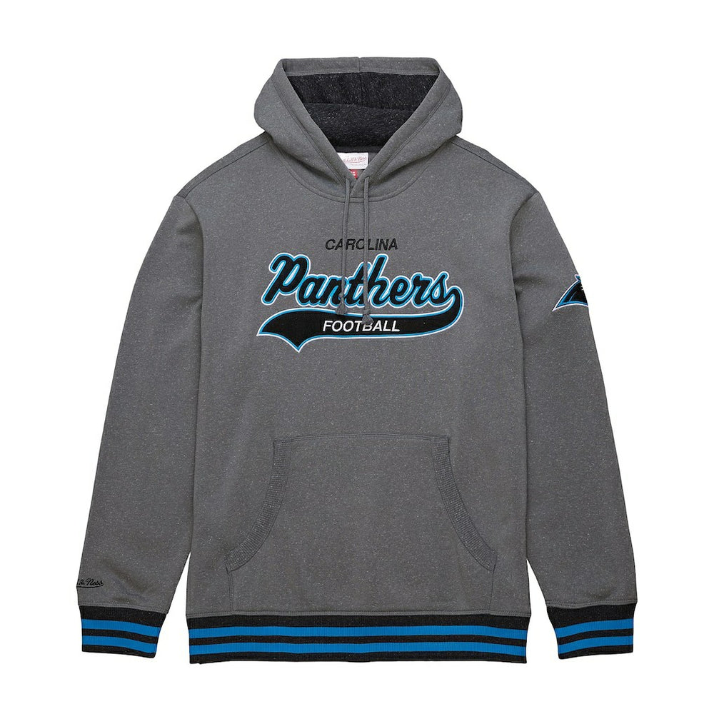 Carolina Panthers Vintage Logo Snow Washed Fleece Pullover Hoodie - Heather Gray online
