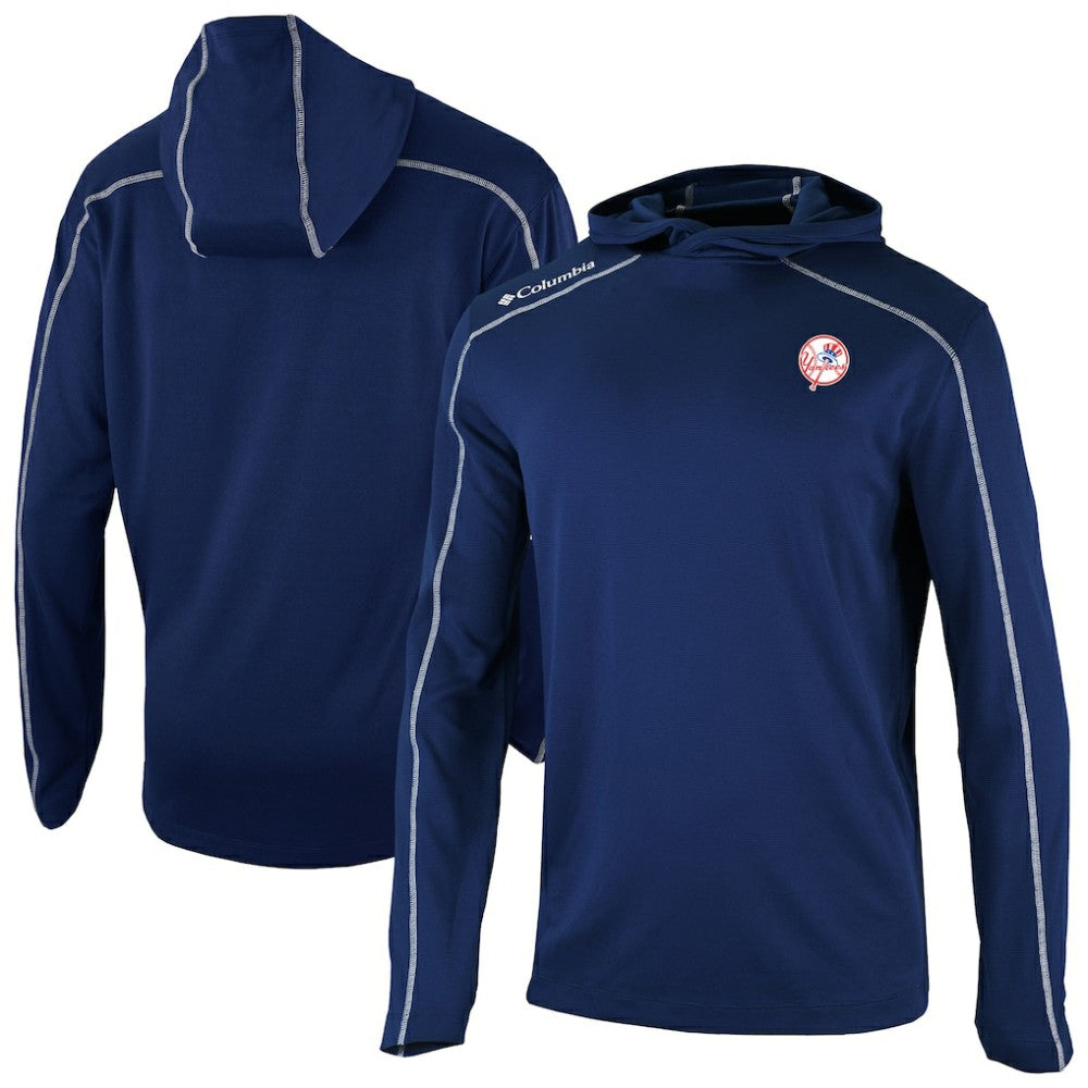 New York Yankees Omni-Wick Shotgun Pullover Hoodie Navy