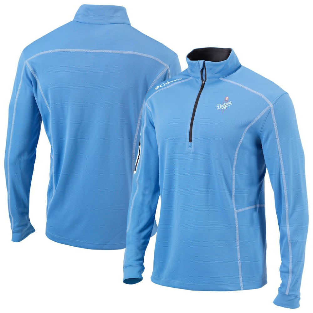 Los Angeles Dodgers Omni-Wick Shotgun Quarter-Zip Jacket White