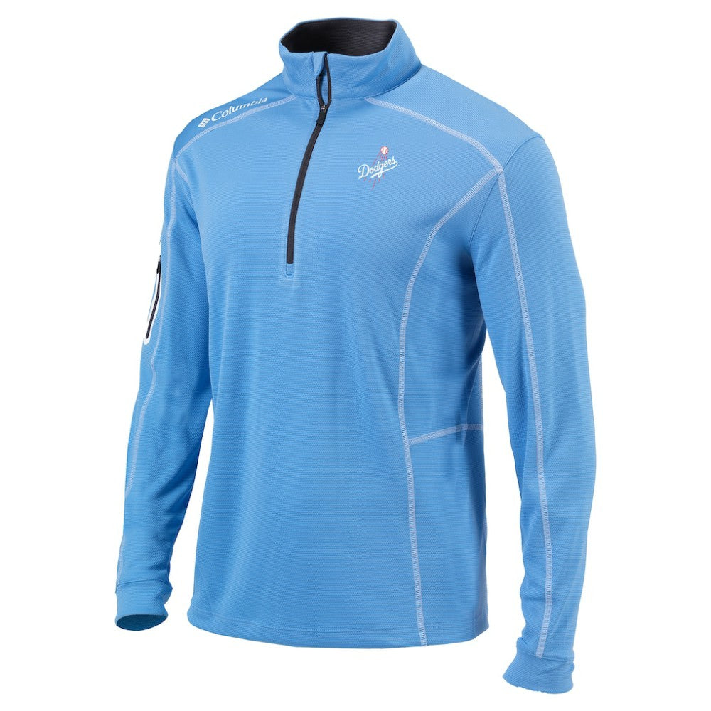 Los Angeles Dodgers Omni-Wick Shotgun Quarter-Zip Jacket White
