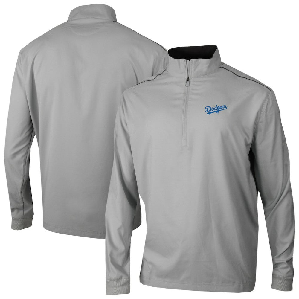 Los Angeles Dodgers Omni-Wick Bogey's Paradise Quarter-Zip Top Gray