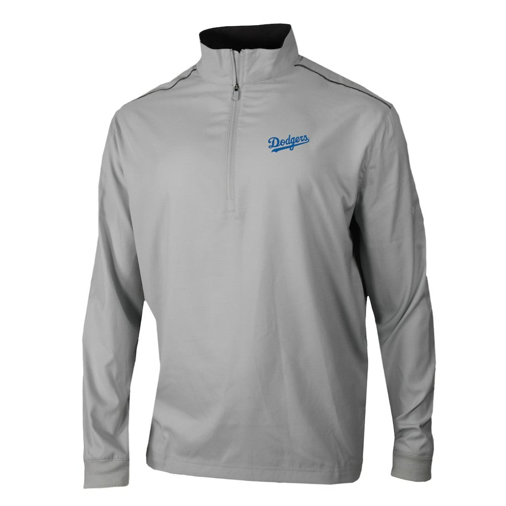 Los Angeles Dodgers Omni-Wick Bogey's Paradise Quarter-Zip Top Gray
