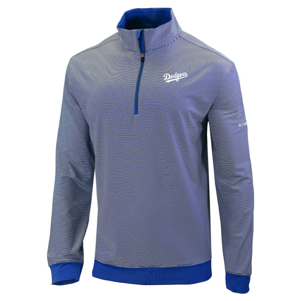 Los Angeles Dodgers Omni-Wick Even Lie Quarter-Zip Pullover Top Royal