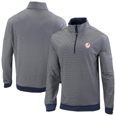 New York Yankees Omni-Wick Even Lie Quarter-Zip Pullover Top Navy