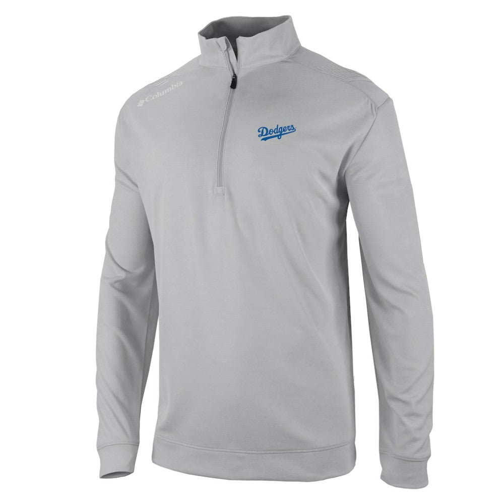 Los Angeles Dodgers Oakland Downs Omni-Wick Quarter-Zip Top Gray