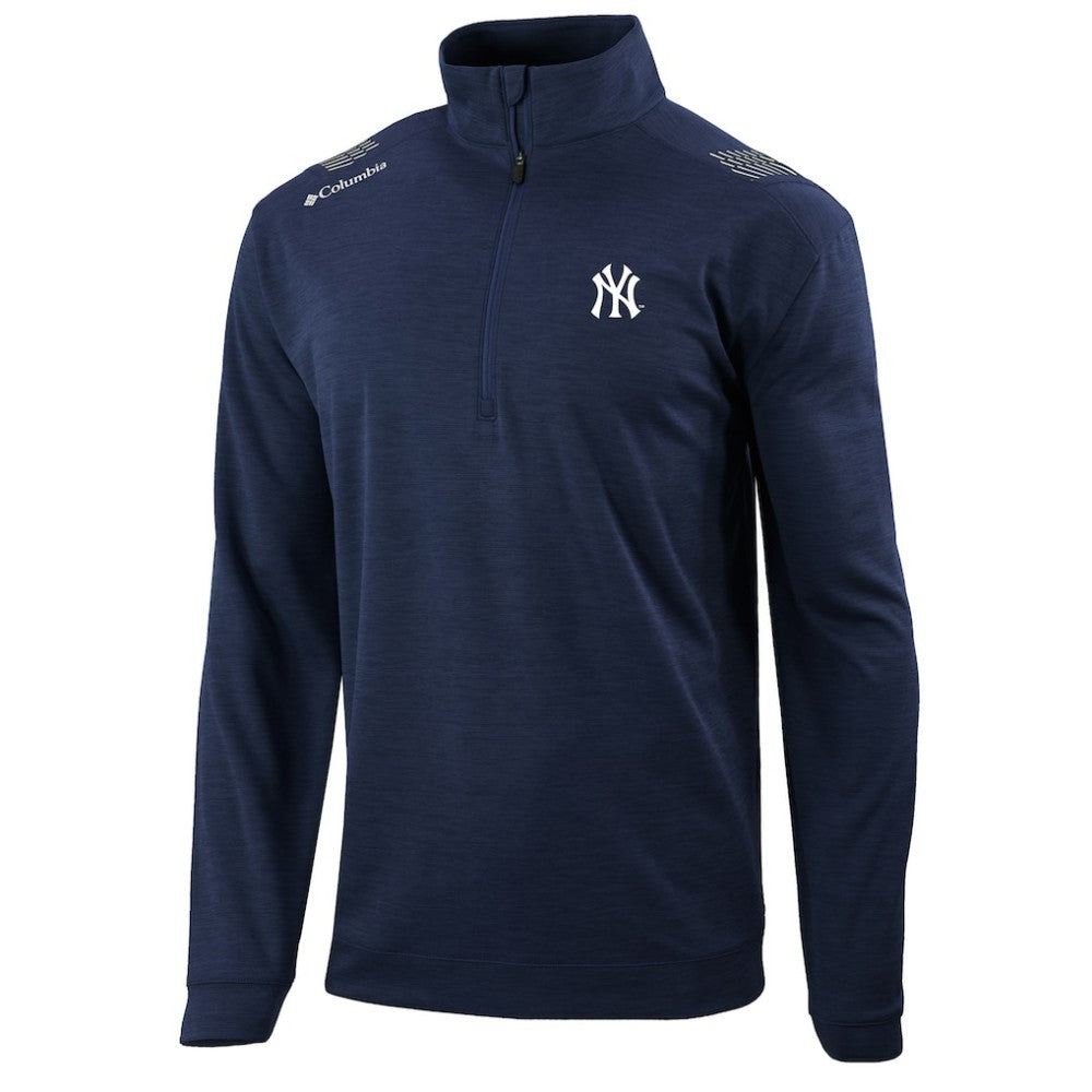 New York Yankees Oakland Downs Omni-Wick Quarter-Zip Top Navy