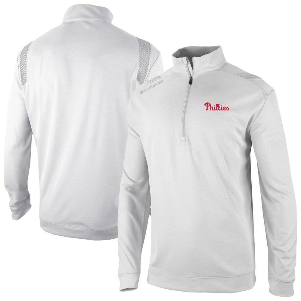 Philadelphia Phillies Oakland Downs Omni-Wick Quarter-Zip Top White