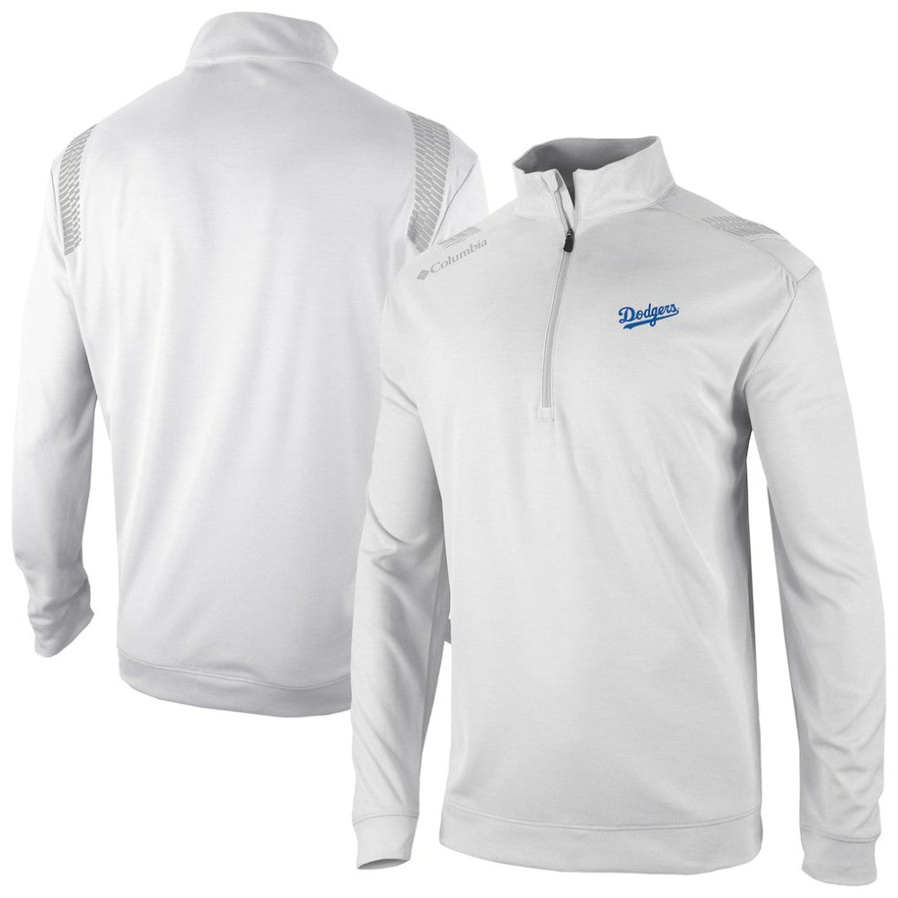 Los Angeles Dodgers Oakland Downs Omni-Wick Quarter-Zip Top White